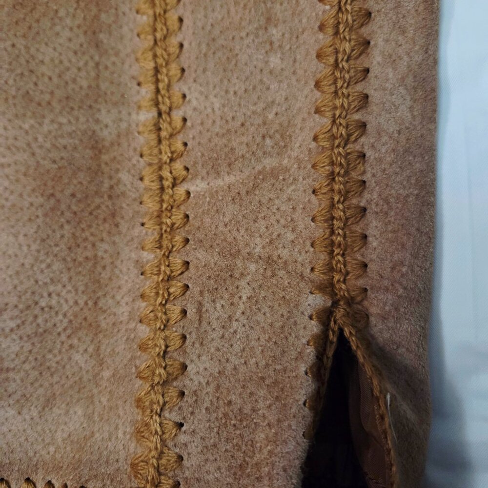 Leather Patch Pants - image 4